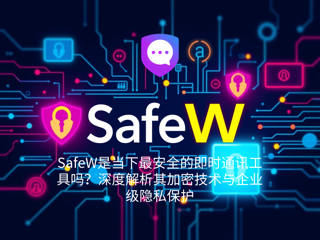 SafeW端到端加密示意图